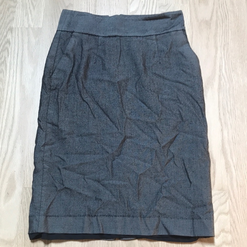 Banana Republic gray pencil skirt